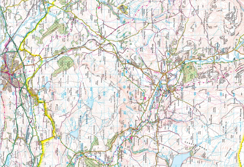 Here and There - Settle to Skipton Cycling Map-2